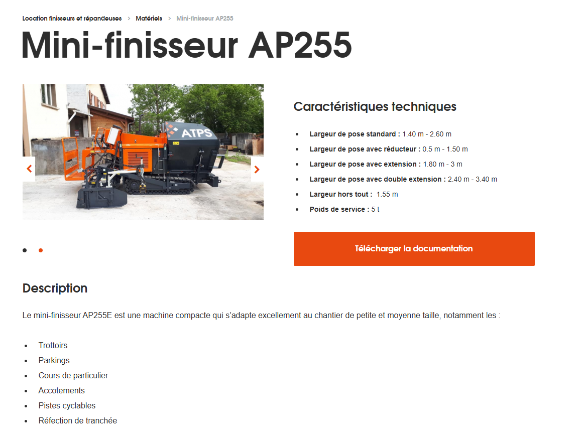 Capture d'écran ATPS